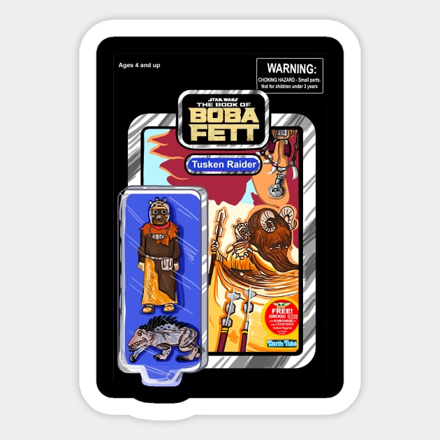 Nomad Action Figure design Sticker by Darth Tuba